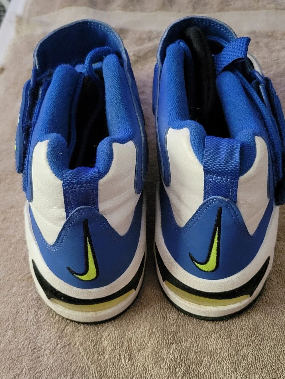 Nike Air Griffey Max 1  Blue Athletic High-Top Sneakers - #24 Accent